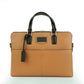 Brown Signature Leather Laptop Briefcase — Limited Edition 15″