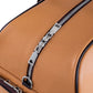 limited edition Avercara Brown leather duffel (19 inch) with dark brown trim and silver-tone hardware