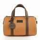 Avercara Brown Signature Leather Mini Duffel — Limited Edition 10"