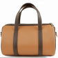 Avercara Brown Signature Leather Mini Duffel — Limited Edition 10"