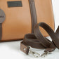 Avercara Brown Signature Leather Mini Duffel — Limited Edition 10"