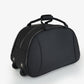 Boarding Pass Rolling Leather Duffel Black — Limited Edition 20"