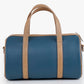 Duck Blue & Saddle Signature Leather Mini Duffel — Limited Edition 10"