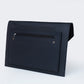 Jet Black Signature Leather File Folder — Limited Edition 13.5"
