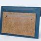 Duck Blue & Saddle Signature Leather File Folder — Limited Edition 13.5"