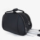 Boarding Pass Rolling Leather Duffel Black — Limited Edition 20"