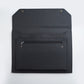 Jet Black Signature Leather File Folder — Limited Edition 13.5"