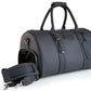 Jet Black Signature Leather Weekender — Limited Edition 16.5"