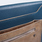 Duck Blue & Saddle Signature Leather File Folder — Limited Edition 13.5"