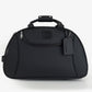Boarding Pass Rolling Leather Duffel Black — Limited Edition 20"