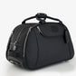 Boarding Pass Rolling Leather Duffel Black — Limited Edition 20"