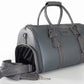 Avercara Grey Signature Leather Weekender — Limited Edition 16.5"