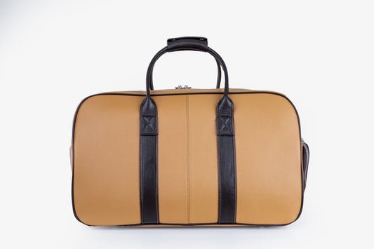 Avercara Brown & Espresso Signature Leather Duffel — Limited Edition (19")