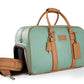 Milk Green Signature Leather Duffel — Limited Edition (19")