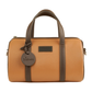 Avercara Brown Signature Leather Mini Duffel — Limited Edition 10"