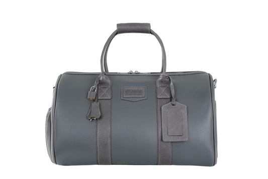 Avercara Grey Signature Leather Weekender — Limited Edition 16.5"